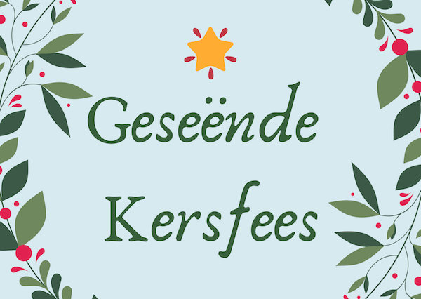 Merry Christmas in different languages: Afrikaans Merry Christmas in different languages: Afrikaans
