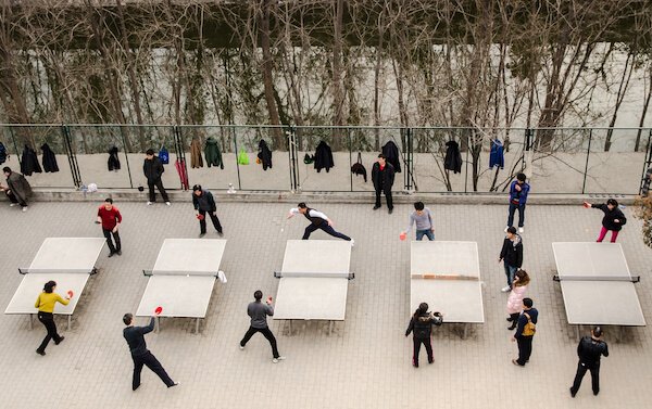 Table tennis is a popular sport in China - image by xian photos/ shutterstock.com