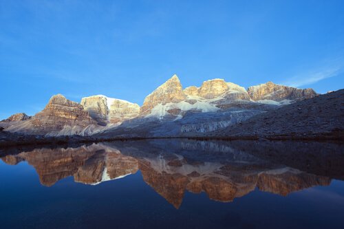 Colombia El Cocuy National Park glaciers and lake