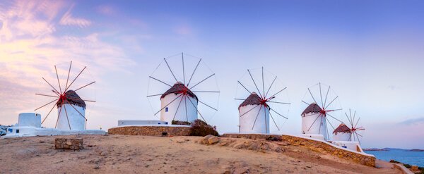 Mykonos windmills