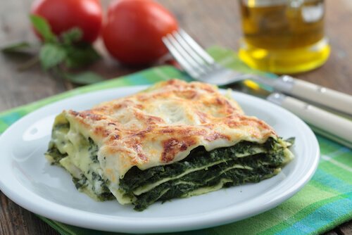 spinach lasagna