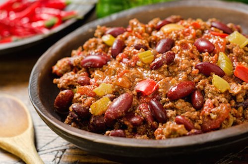 Mexican chili con carne