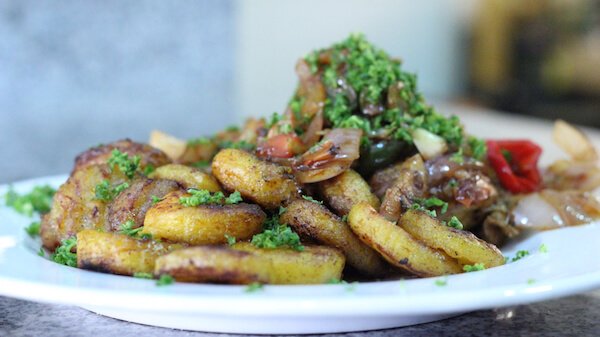 Nigerian plantain dish called 'dodo'